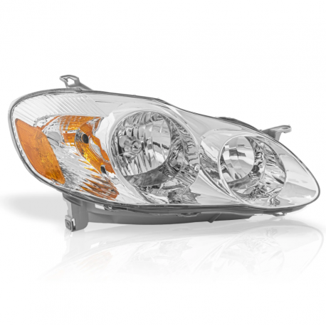 Faro Principal Derecho Cromado con Reflejante Ámbar Eagle Eyes para Corolla CE, LE
