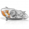 Faro Principal Derecho Cromado con Reflejante Ámbar Eagle Eyes para Corolla CE, LE