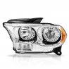 Faro Principal Izquierdo Cromado con Direccional Ámbar Eagle Eyes para Durango