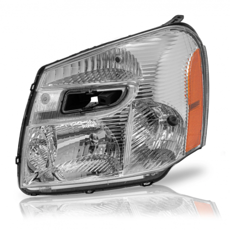 Faro Principal Izquierdo con Fondo Cromado y Reflejante Ámbar Eagle Eyes para Equinox
