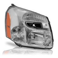 Faro Principal Derecho con Fondo Cromado y Reflejante Ámbar Eagle Eyes para Equinox