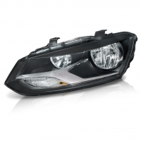 Faro Principal Izquierdo con Fondo Negro y Doble As Auto Magic para Vento, Polo