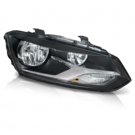 Faro Principal Derecho con Fondo Negro y Doble As Auto Magic para Vento, Polo