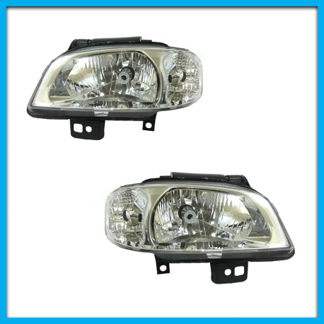 Juego de 2 Faros Principales para Derby 6NB Diforza de un As con Fondo Cromado