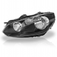 Faro Principal Izquierdo Eléctrico con Fondo Negro Auto Magic para Golf A6
