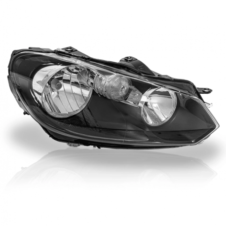 Faro Principal Derecho Eléctrico con Fondo Negro Auto Magic para Golf A6