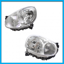 Juego de 2 Faros Principales para March Auto Magic