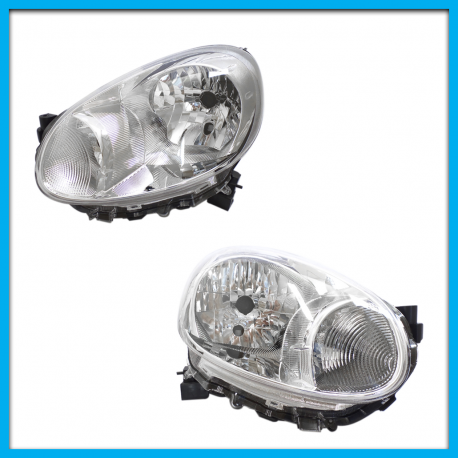 Juego de 2 Faros Principales para March Auto Magic