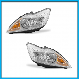 Juego de 2 Faros Principales para Focus Auto Magic con Direccional Ámbar