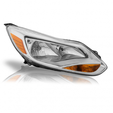 Faro Principal Derecho con Direccional y Reflejante Ámbar Auto Magic para Focus