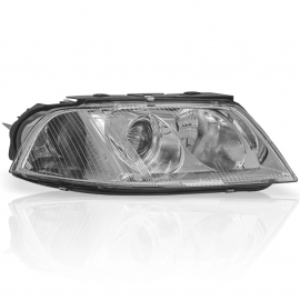 Faro Principal Derecho Fondo Cromado y Lupa Auto Magic para Passat B5