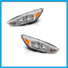 Juego de 2 Faros Principales para Focus Auto Magic sin Luz de Día con Reflejante Ámbar