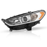 Faro Principal Izquierdo con Reflejante Ámbar y Lupa Auto Magic para Fusion