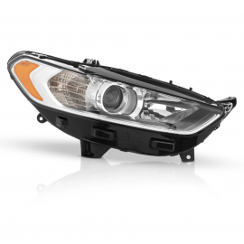 Faro Principal Derecho con Reflejante Ámbar y Lupa Auto Magic para Fusion