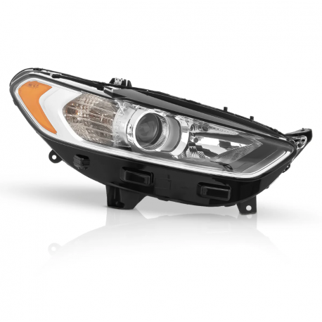 Faro Principal Derecho con Reflejante Ámbar y Lupa Auto Magic para Fusion