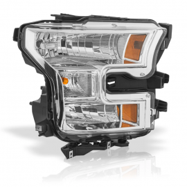 Faro Principal Derecho con Bisel Negro Auto Magic para Lobo 150