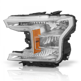 Faro Principal Izquierdo  con Bisel Cromado Auto Magic para Lobo 150