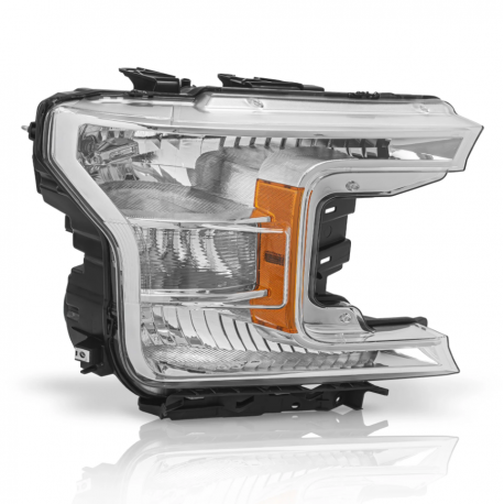Faro Principal Derecho con Bisel Cromado Auto Magic para Lobo 150