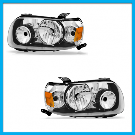 Juego de 2 Faros Principales para Escape Auto Magic sin Focos con Reflejante Ámbar