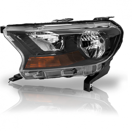 Faro Principal Izquierdo con Fondo Negro y Cuarto Ámbar Auto Magic para Ranger