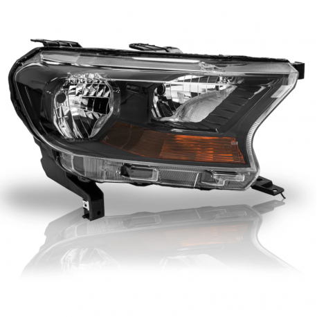 Faro Principal Derecho con Fondo Negro y Cuarto Ámbar Auto Magic para Ranger