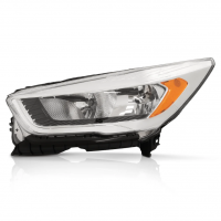 Faro Principal Izquierdo con Marco Cromado y Reflejante Ámbar Auto Magic para Escape