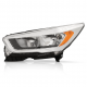 Faro Principal Izquierdo con Marco Cromado y Reflejante Ámbar Auto Magic para Escape