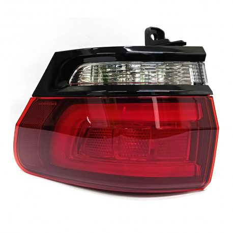 Calavera Exterior Derecha Filo Negro con Leds Depo para Grand Cherokee