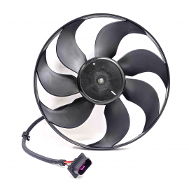 Motoventilador Principal Izquierdo Bruck Para Polo 1.6, Cordoba 2.0, Golf A4 1.8, Beetle 2.0T, Jetta A4 2.0, Clásico