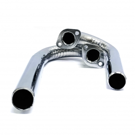 Par de Bastones Cortos de Escape Exhaust  para VW Sedán, Brasilia, Safari, Combi