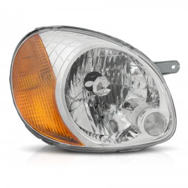 Faro Principal Derecho Cromado con Cuarto Ámbar Auto Magic para Atos