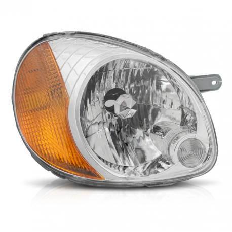 Faro Principal Derecho Cromado con Cuarto Ámbar Auto Magic para Atos