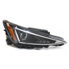 Faro Principal Derecho Negro con Lupa y Reflejante Ámbar Auto Magic para Elantra