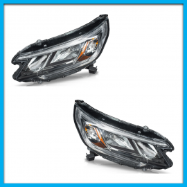 Juego de 2 Faros Principales para CR-V Auto Magic con Luz de Día