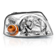 Faro Principal Derecho Cromado con Direccional Ámbar Auto Magic para Atos
