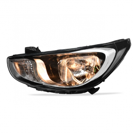 Faro Principal Izquierdo con Marco Negro Auto Magic para Attitude