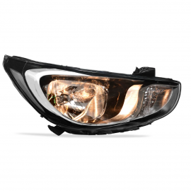 Faro Principal Derecho con Marco Negro Auto Magic para Attitude