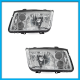 Juego de 2 Faros Principales para Jetta A4 Auto Magic con Lupa en Luz de Niebla