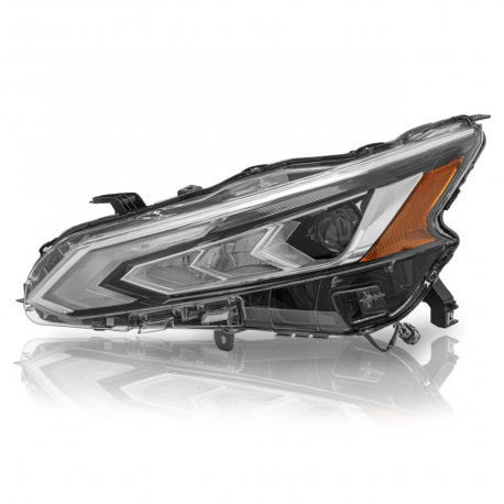 Faro Principal Izquierdo LED con Luz de Día, Lupa y Reflejante Ámbar Auto Magic para Altima L34