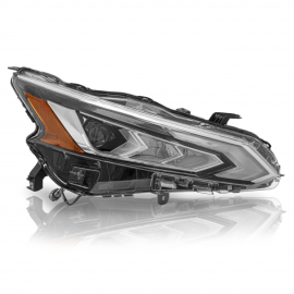 Faro Principal Derecho LED con Luz de Día, Lupa y Reflejante Ámbar Auto Magic para Altima L34