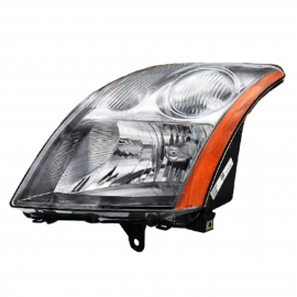 Faro Principal Izquierdo con Fondo Cromado y Reflejante Ámbar Eagle Eyes para Sentra B16