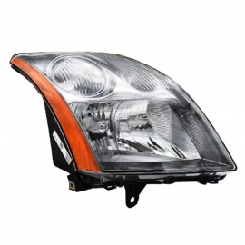 Faro Principal Derecho con Fondo Cromado y Reflejante Ámbar Eagle Eyes para Sentra B16