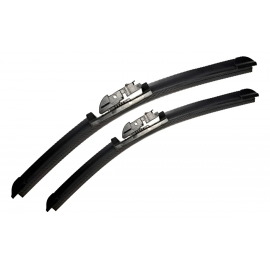 Par de Plumas Limpiaparabrisas Curvos 14" y 24" con Adaptador para Modelos Hyundai