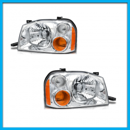 Juego de 2 Faros Principales para D22, NP300 Auto Magic con Direccional y Reflejante Ámbar