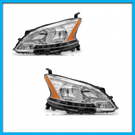 Juego de 2 Faros Principales para Sentra B17 Auto Magic con Luz de Día