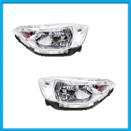 Juego de 2 Faros Principales para Aveo Auto Magic con Ajuste Eléctrico