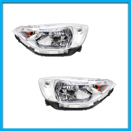 Juego de 2 Faros Principales para Aveo Auto Magic con Ajuste Eléctrico