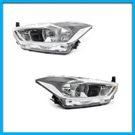 Juego de 2 Faros Principales para Kicks Auto Magic con Ajuste Eléctrico