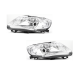 Juego de 2 Faros Principales para Gol G5, Saveiro Auto Magic de Una Parábola