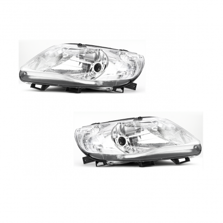 Juego de 2 Faros Principales para Gol G5, Saveiro Auto Magic de Una Parábola